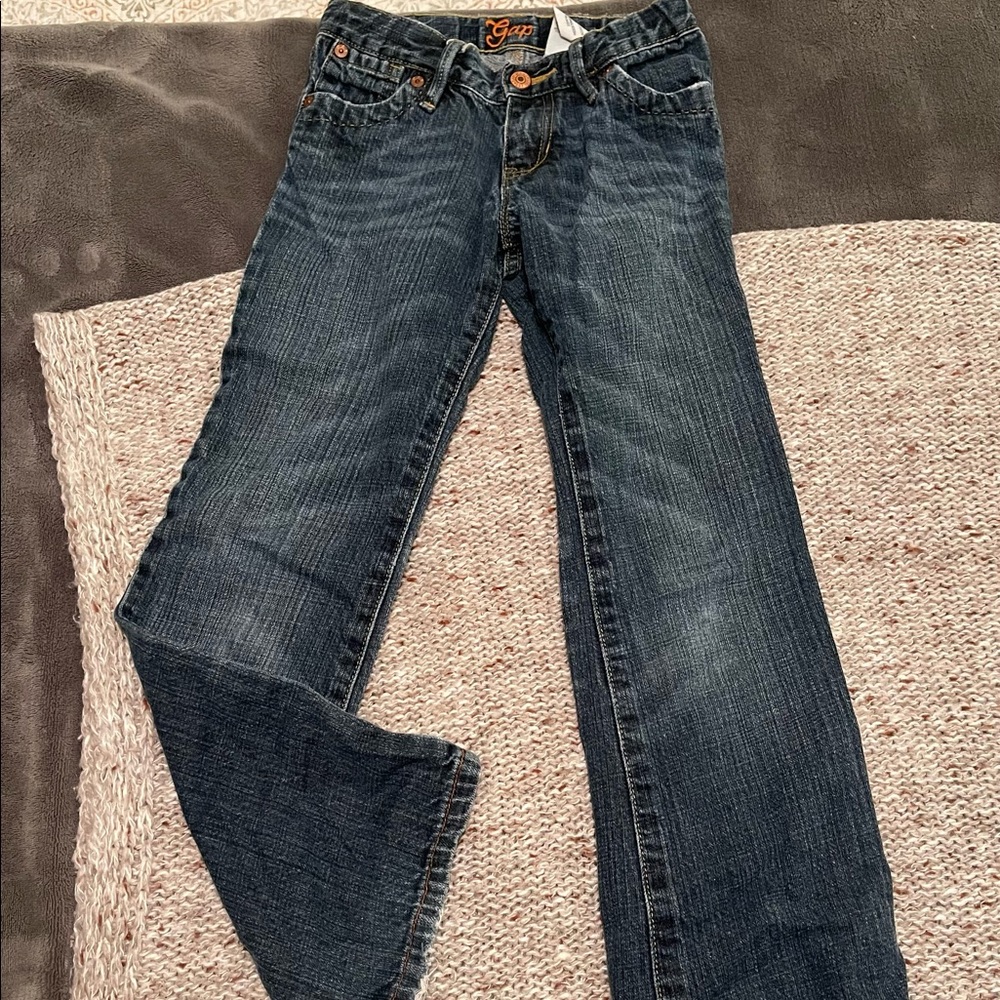 Girls size 7 slim Gap jeans